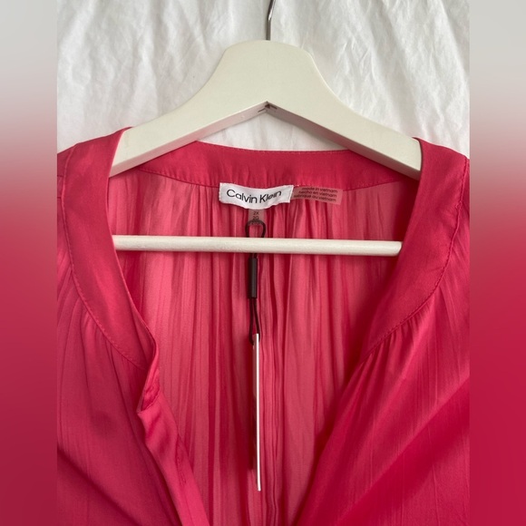 Calvin Klein Womens Plus Work Wear Shirred Blouse Size 2X NEW - Picture 11 of 12